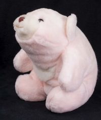Gund SNUFFLES Bear Pink Plush Lovey Vintage 1980